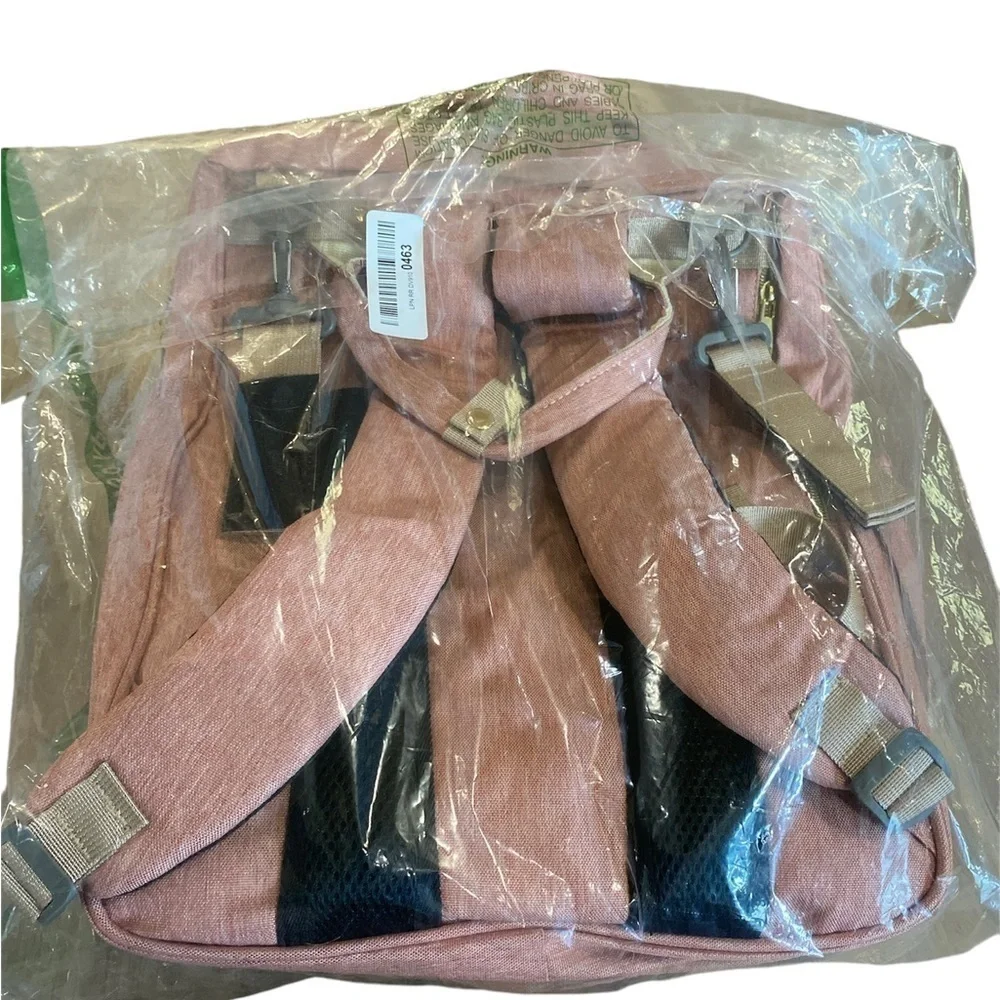 Brand New Travel Diaper Bag Back Pack 3 in 1 Foldable Bed